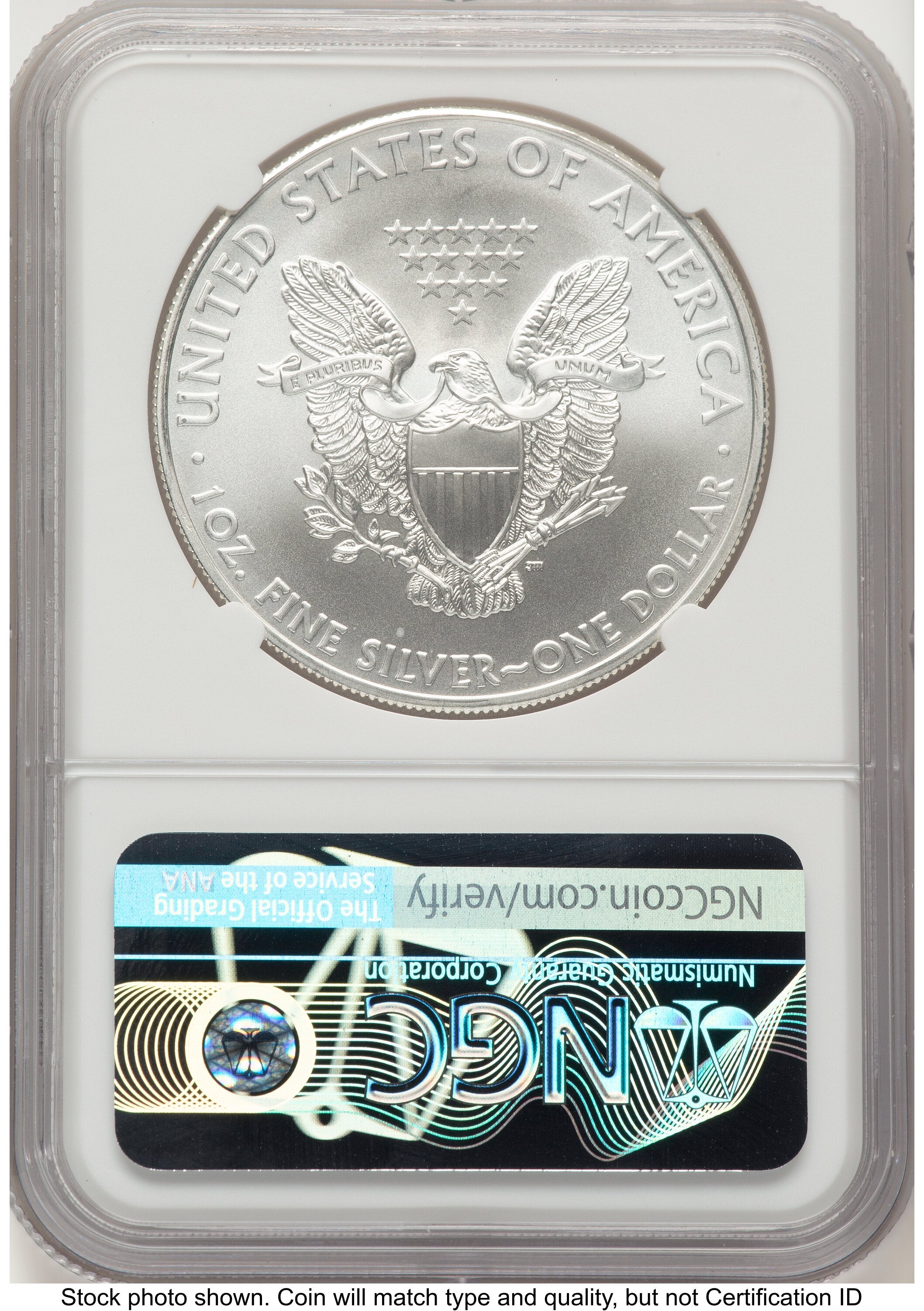 2009 Silver Eagle John NGC MS70 Mercanti