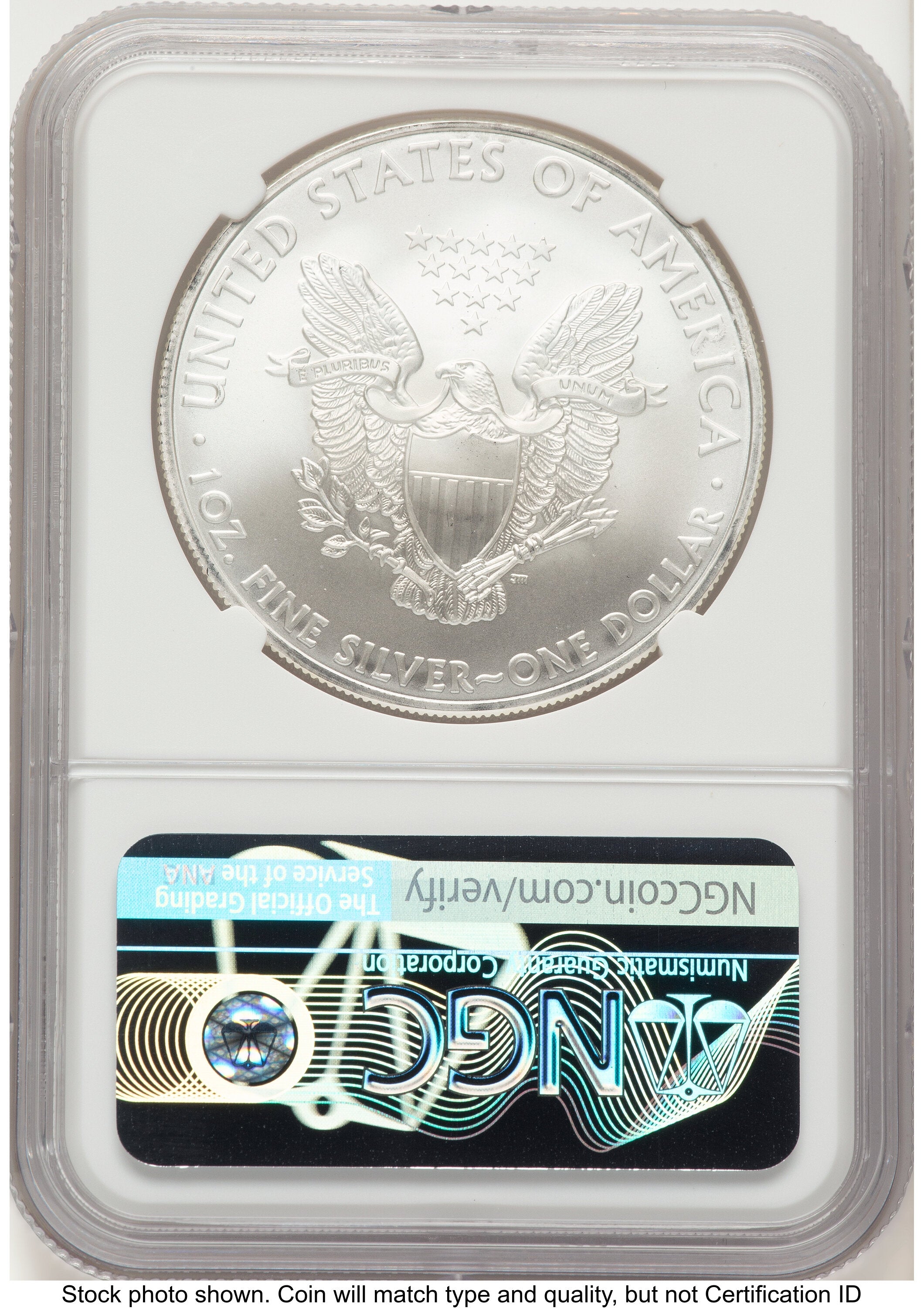 2010 Silver Eagle John NGC MS70 Mercanti