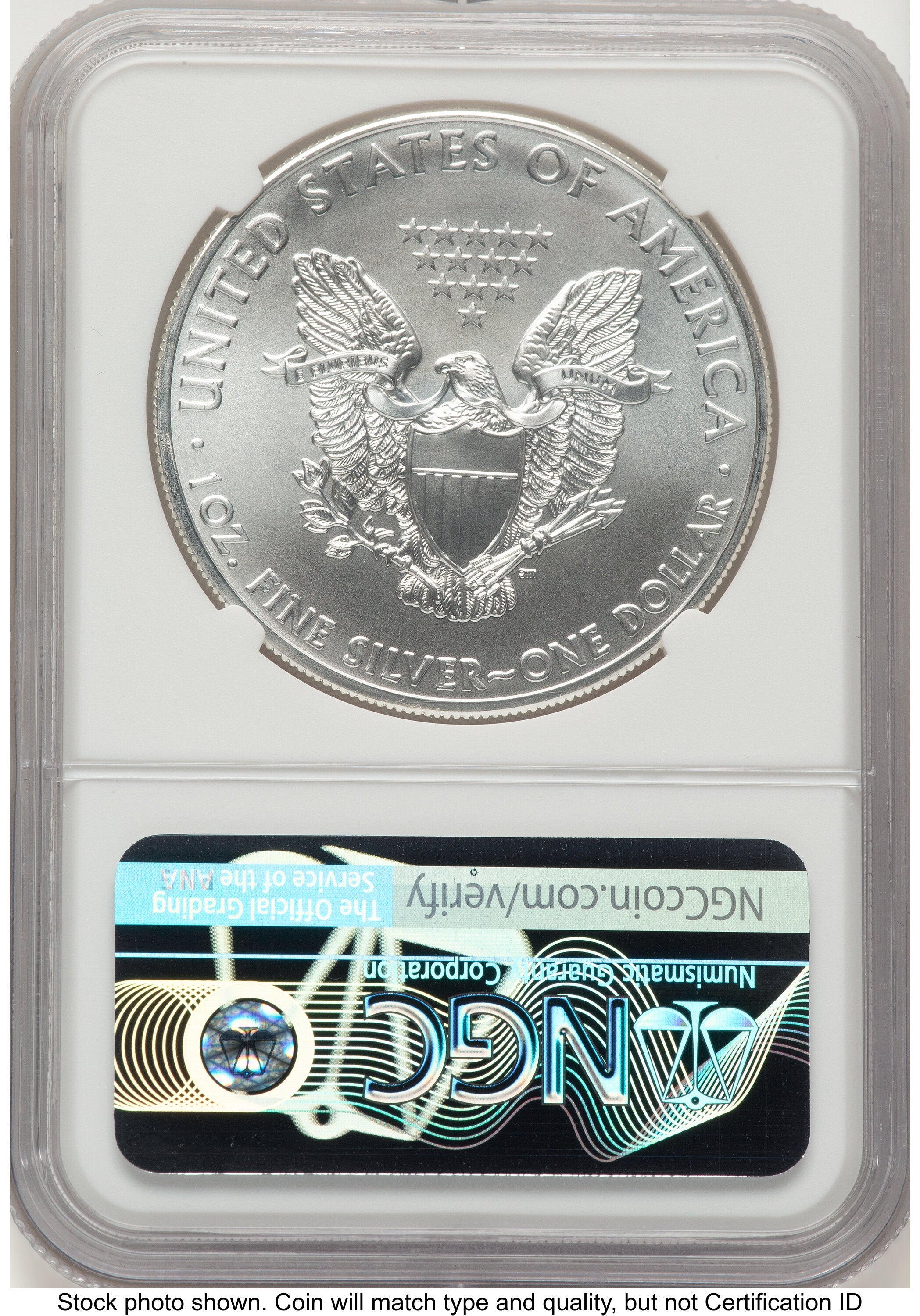 2011 Silver Eagle John NGC MS70 Mercanti
