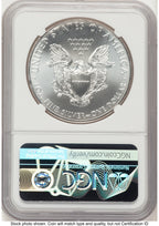 2012 Silver Eagle John NGC MS70 Mercanti