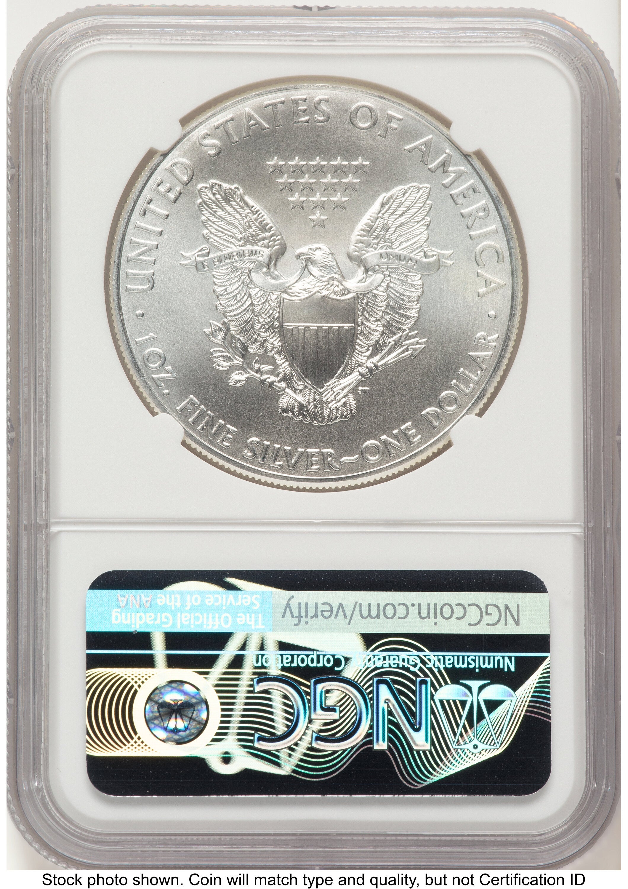 2013 Silver Eagle John NGC MS70 Mercanti