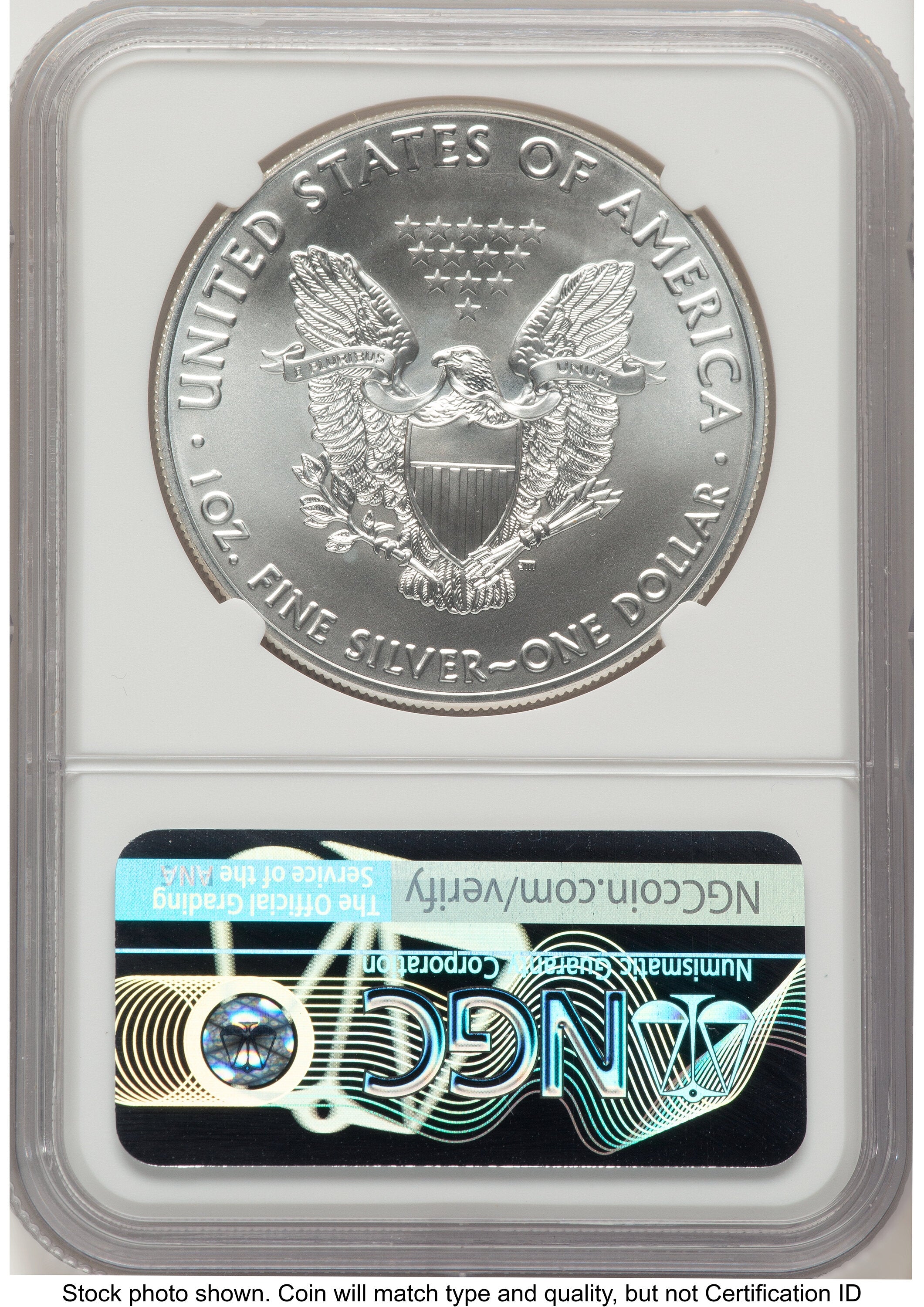 2017 Silver Eagle John NGC MS70 Mercanti