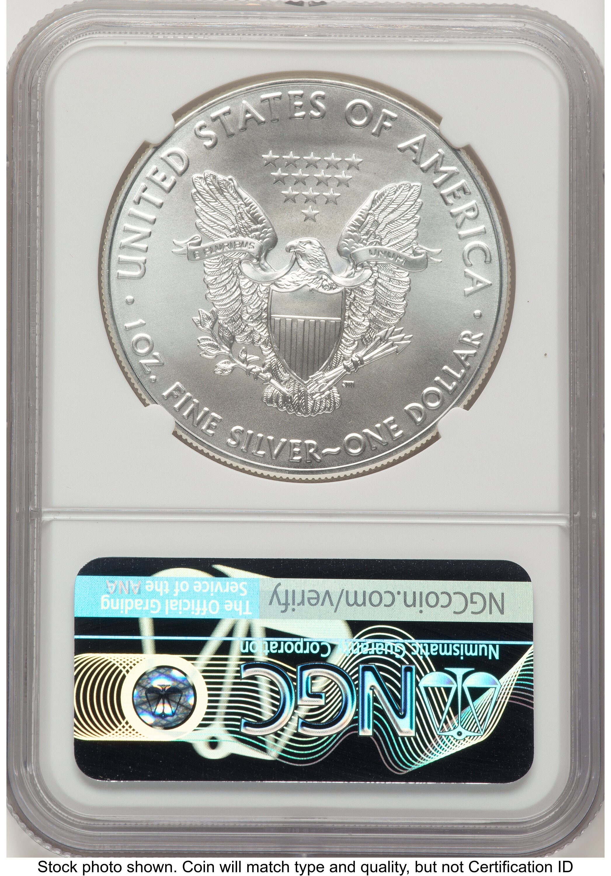 2018 Silver Eagle John NGC MS70 Mercanti