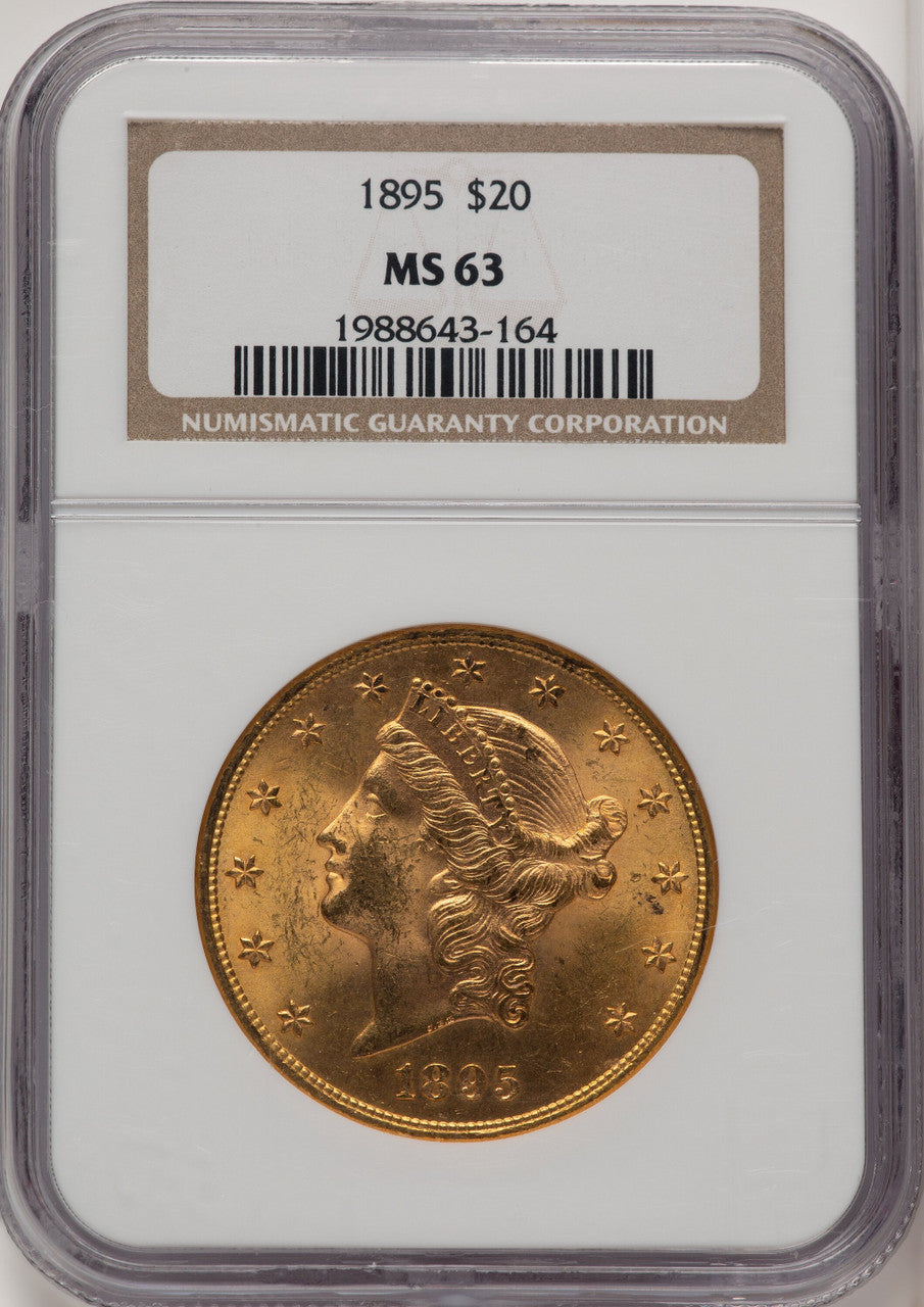 1895 $20 Liberty Double Eagle NGC MS63