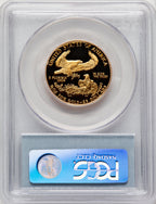1991-P Proof Gold Eagle 1/2 oz Blue Label PCGS PR70