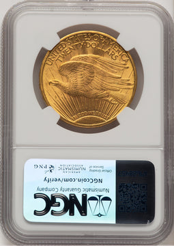 1910 $20 CAC Saint-Gaudens Double Eagle NGC MS64+