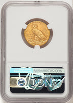 1909-D $5 Indian Half Eagle NGC MS65+