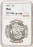 1895-S Morgan Dollar NGC MS63