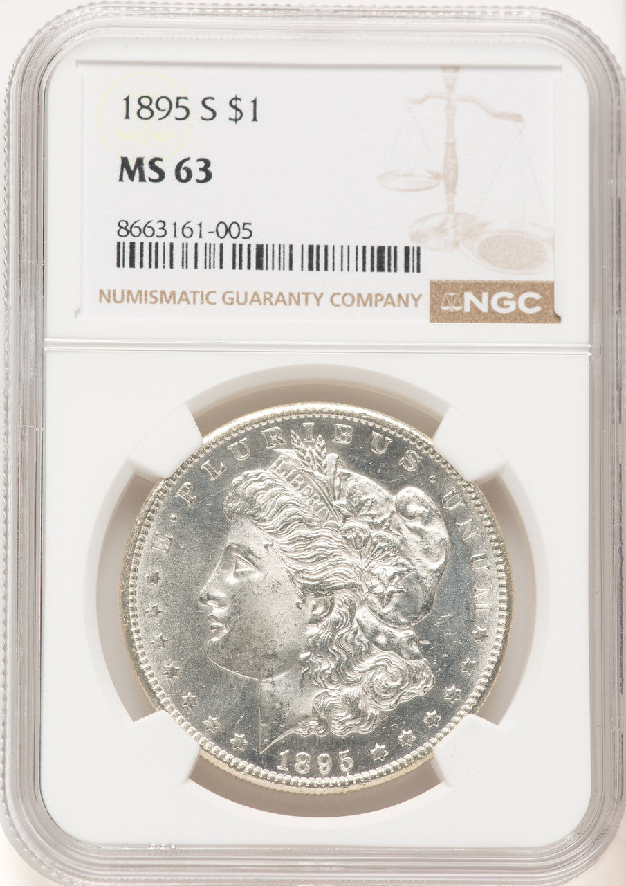 1895-S Morgan Dollar NGC MS63