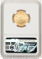 2008-W Burnished Gold Eagle 1/4 oz 0.25 oz Brown Label NGC MS70