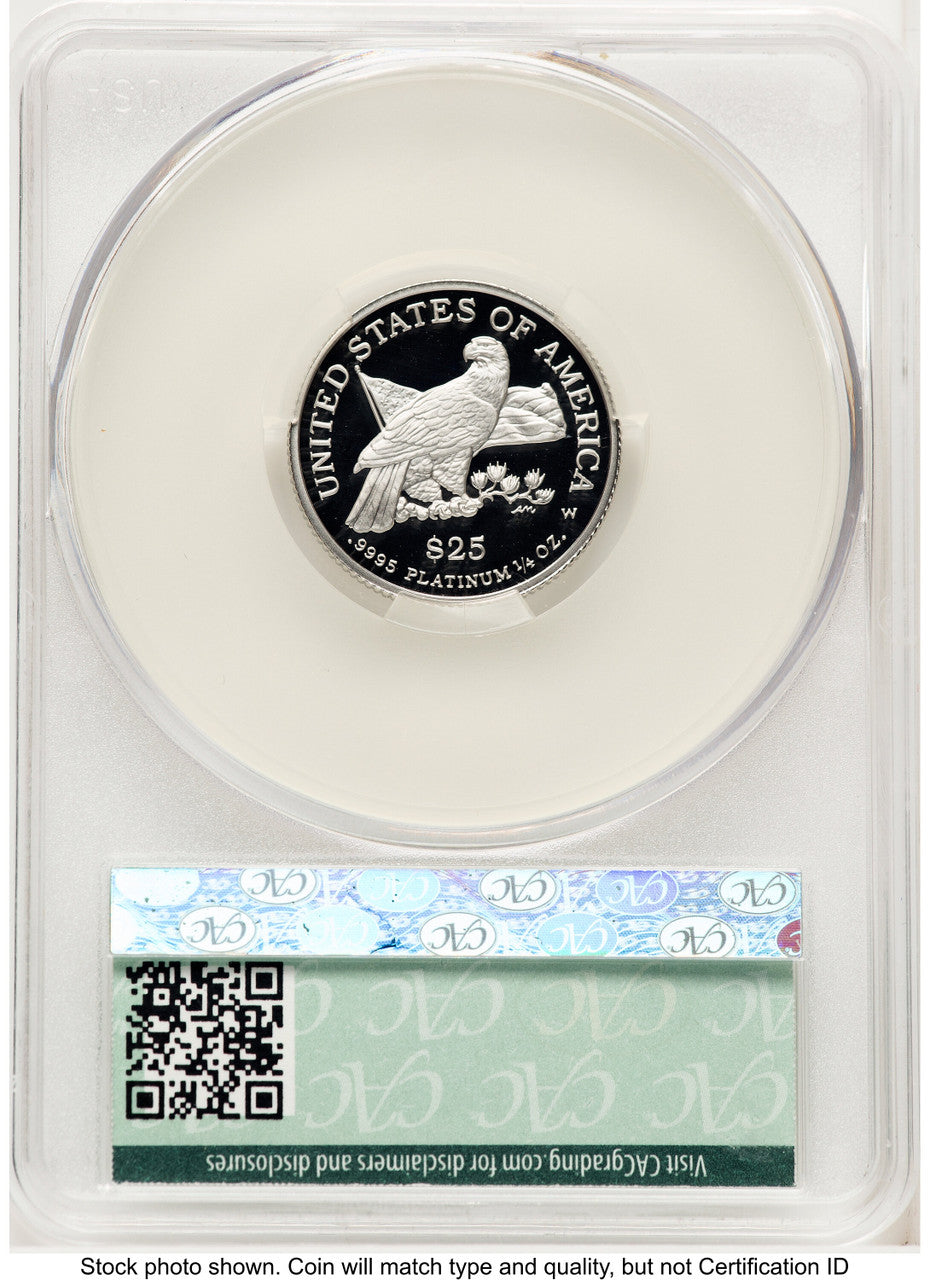 2003-W Proof Platinum Eagle 1/4 oz Non Designation CACG PR70