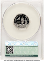 2001-W Proof Platinum Eagle 1/4 oz Non Designation CACG PR70