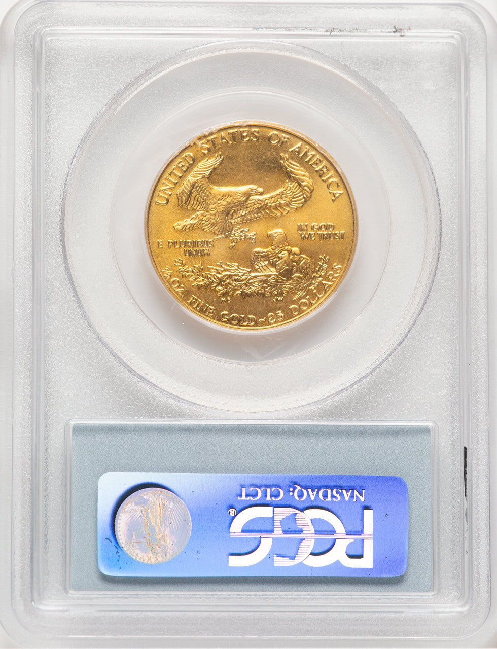 1992 Gold Eagle 1/2 oz Blue Label PCGS MS69