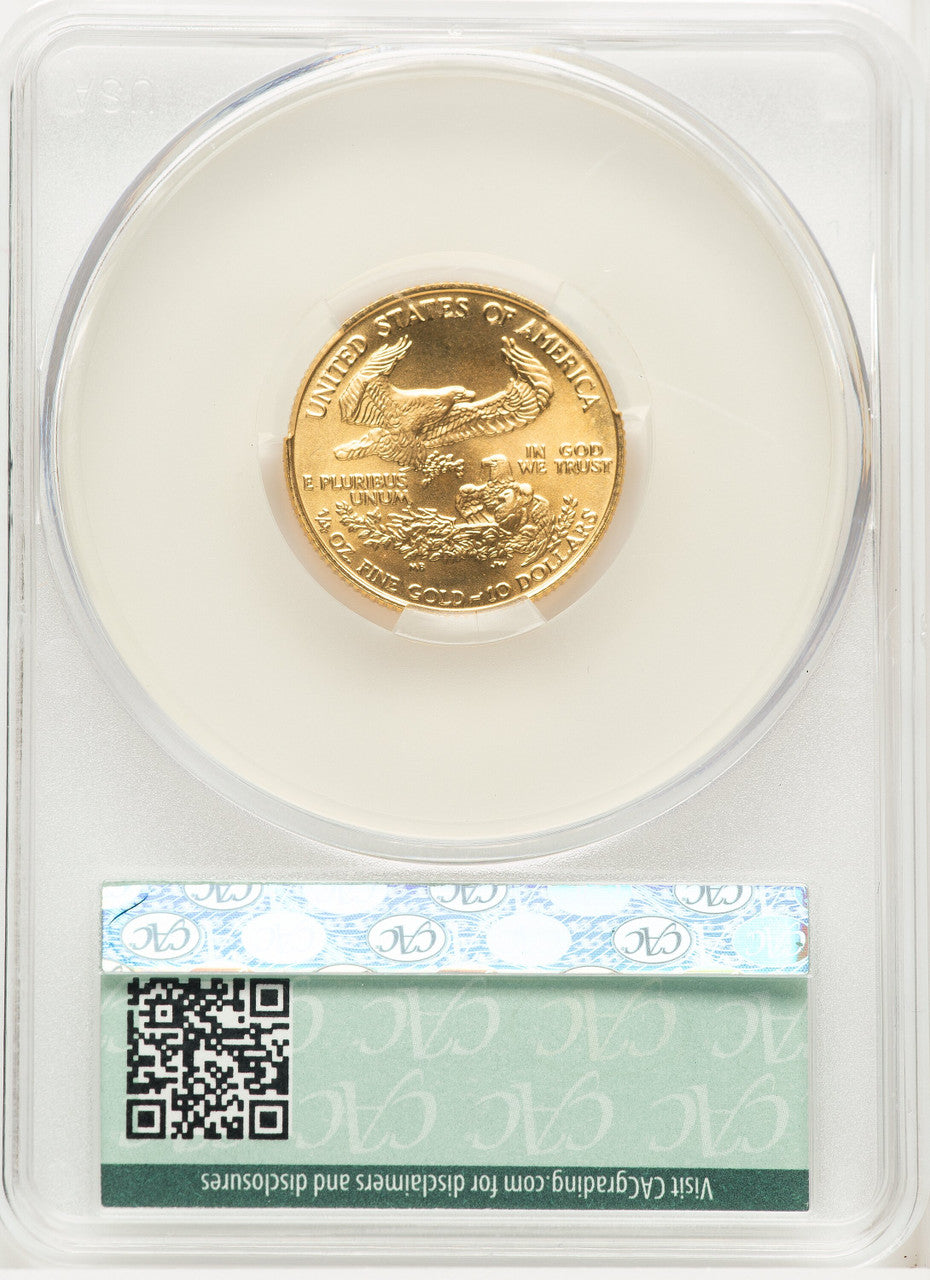 1988 Gold Eagle 1/4 oz Non Designation CACG MS69