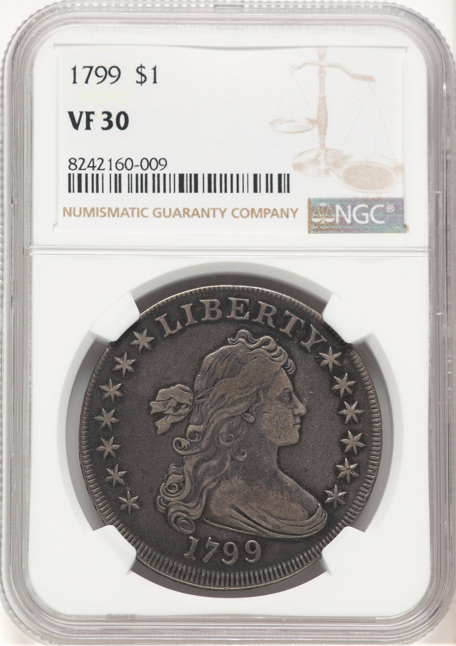 1799 7x6 Stars Early Dollar NGC VF30