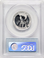2007-W Reverse Proof Platinum Eagle 1/2 oz Blue Label PCGS PR70