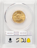 1987 Gold Eagle 1/4 oz Blue Gradient PCGS MS69