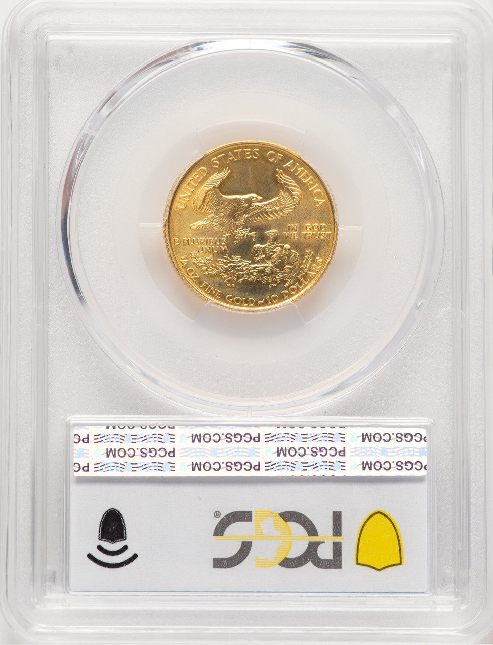 1994 Gold Eagle 1/4 oz Blue Gradient PCGS MS69