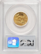 1996 Gold Eagle 1/4 oz Blue Label PCGS MS69