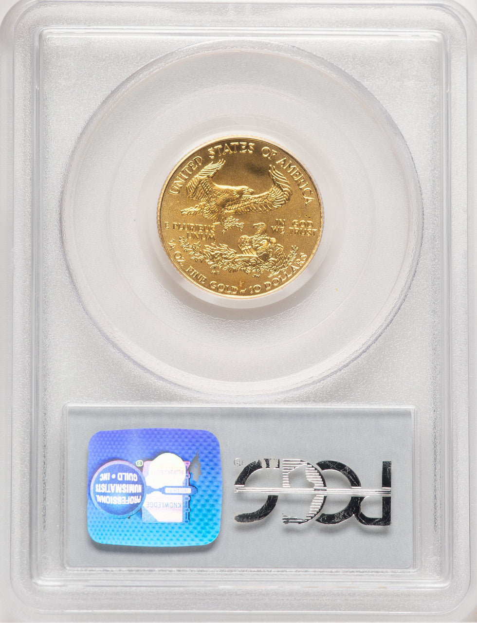 1996 Gold Eagle 1/4 oz Blue Label PCGS MS69