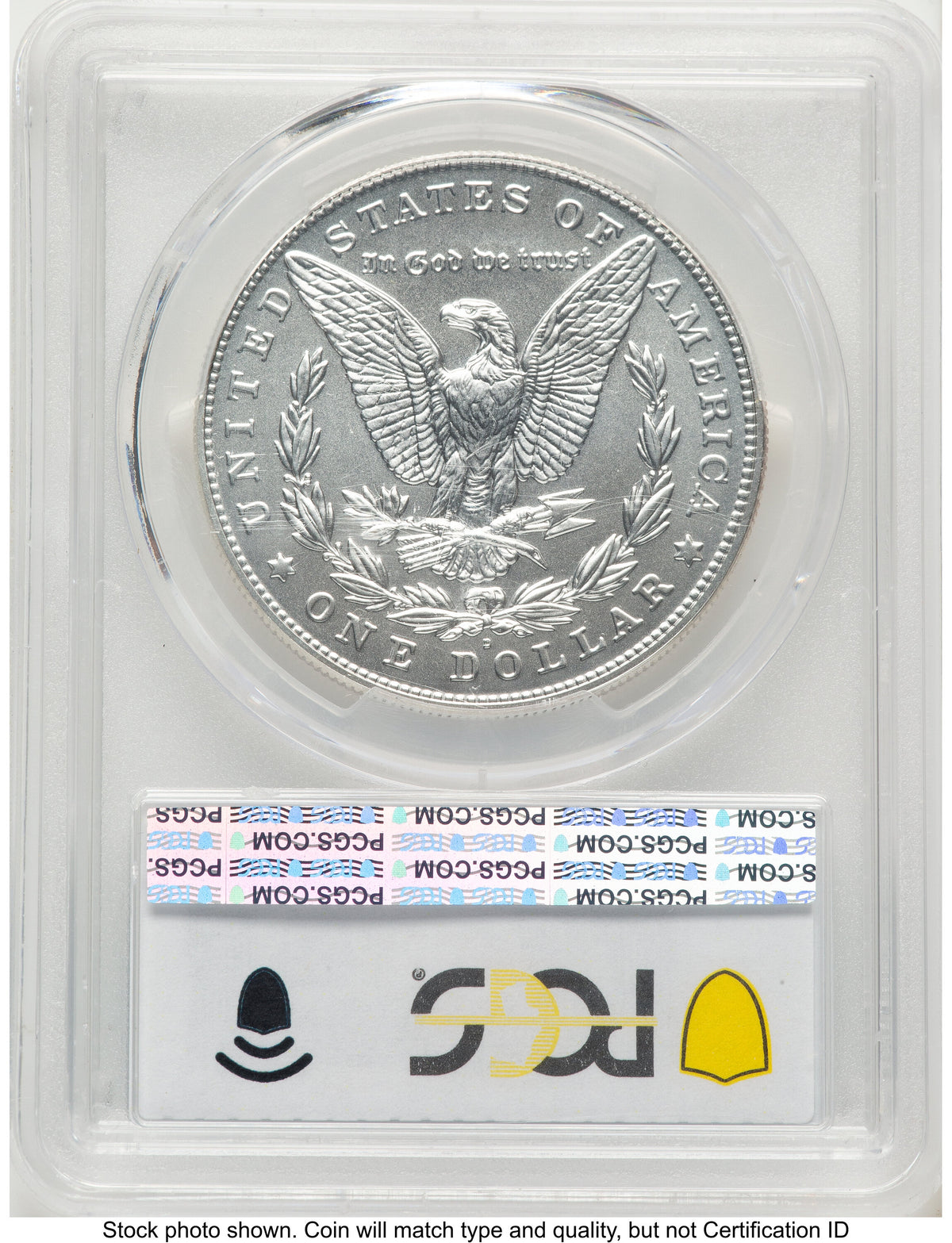 2021-D Morgan Dollar Blue Gradient PCGS MS70