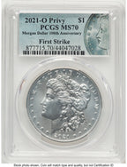 2021-O Privy Morgan Dollar FS Morgan Label PCGS MS70