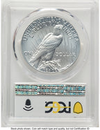 2021 Peace Dollar FS Peace Label PCGS MS70