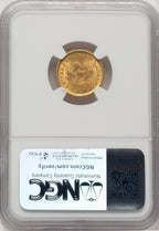 1901 $2.50 Liberty Quarter Eagle NGC MS64+