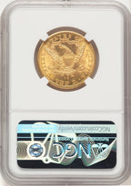 1891-CC $10 FS-501 Liberty Eagle NGC MS62+