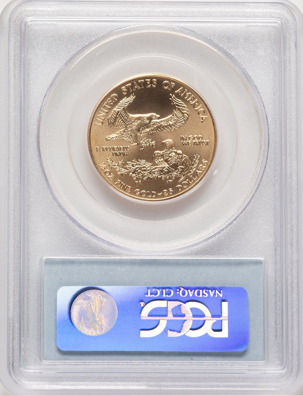 2001 Gold Eagle 1/2 oz Blue Label PCGS MS69