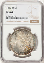 1883-O Morgan Dollar NGC MS67 (774262016)