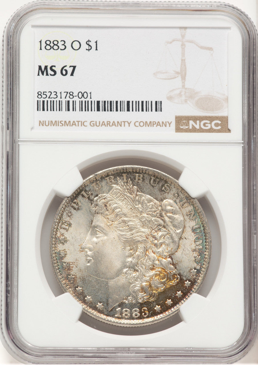1883-O Morgan Dollar NGC MS67 (774262016)