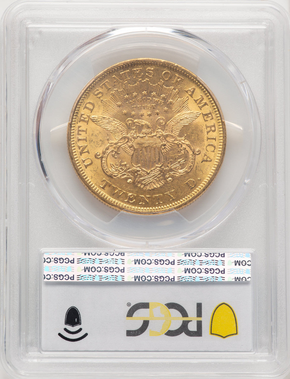 1872 $20 Liberty Double Eagle PCGS MS61 (774275001)