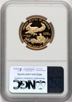 2010-W Proof Gold Eagle 1/2 oz Brown Label NGC PF70