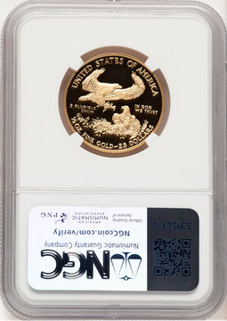 2019-W Proof Gold Eagle 1/2 oz Brown Label NGC PF70