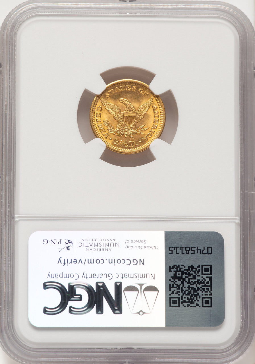 1904 $2.50 Liberty Quarter Eagle NGC MS65 (774414065)