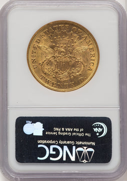1870-S $20 Liberty Double Eagle NGC MS60