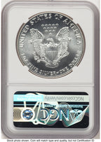1988 Silver Eagle John NGC MS70 Mercanti