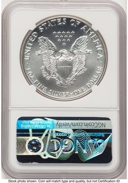 1992 Silver Eagle John NGC MS70 Mercanti