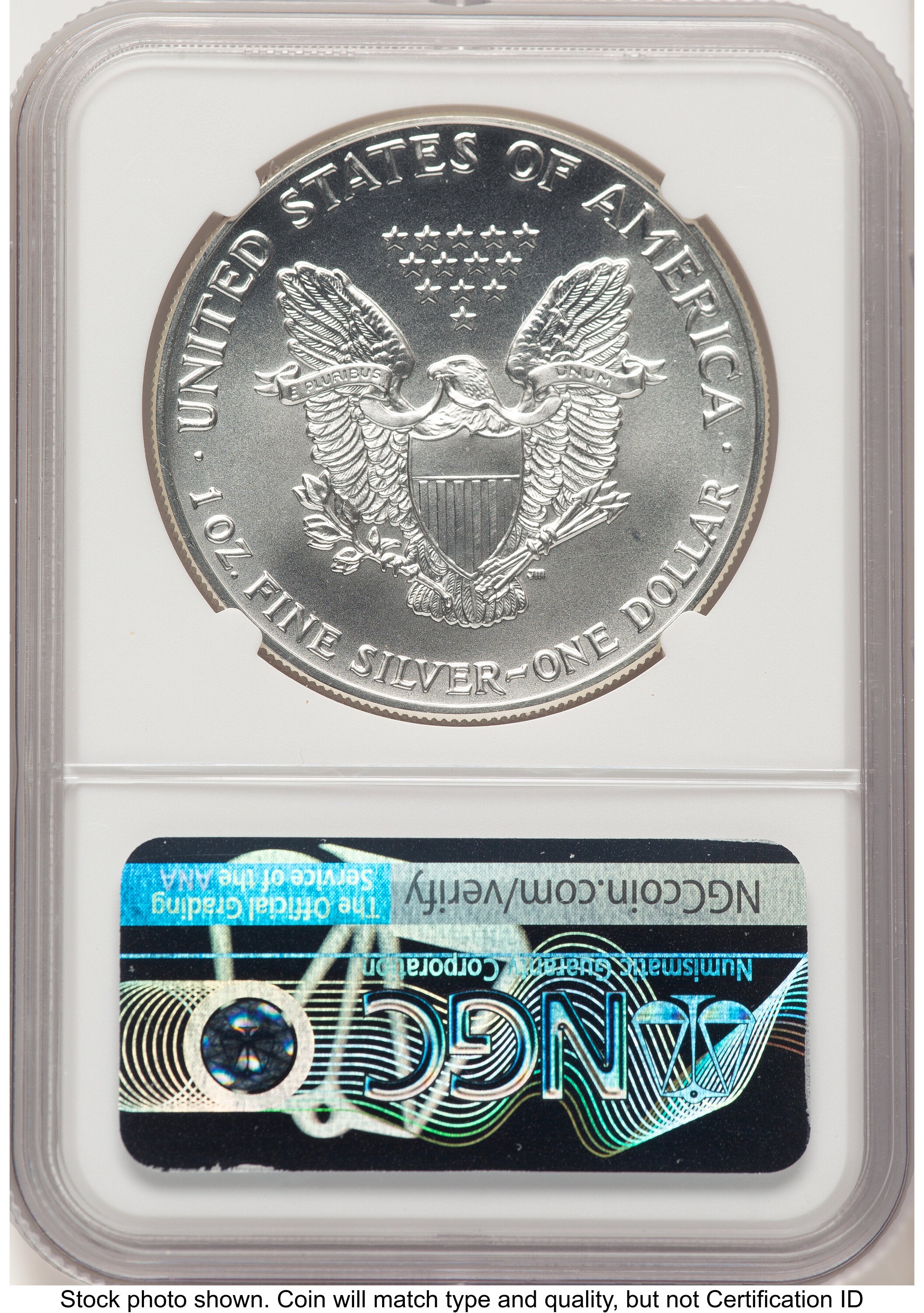 1992 Silver Eagle John NGC MS70 Mercanti