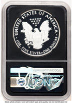 2020-W Proof Silver Eagle 1 oz John NGC PF70 Mercanti