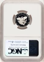 2005-W Proof Platinum Eagle 1/4 oz Brown Label NGC PF70
