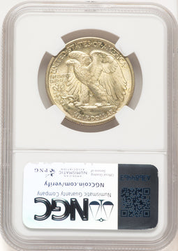 1935 50C Walking Liberty Half Dollar NGC MS67