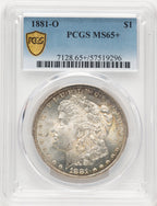 1881-O Morgan Dollar PCGS MS65+
