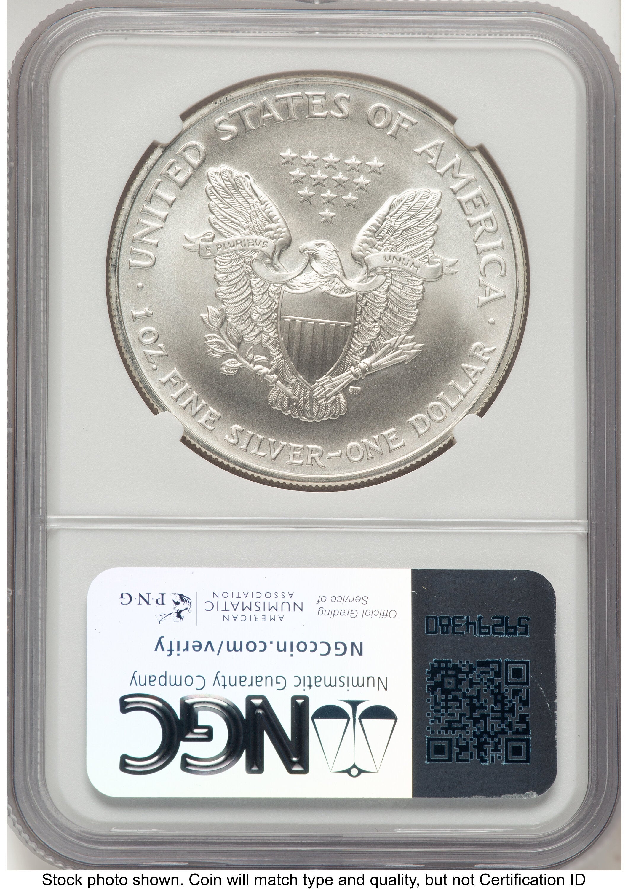 2003 Silver Eagle Mike Castle NGC MS70