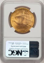 1924 $20 Saint Saint-Gaudens Double Eagle NGC MS66+ (774806004)