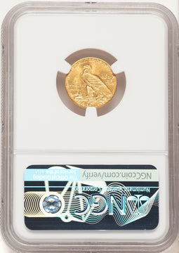 1911 $2.50 Indian Quarter Eagle NGC MS64+ (774844003)