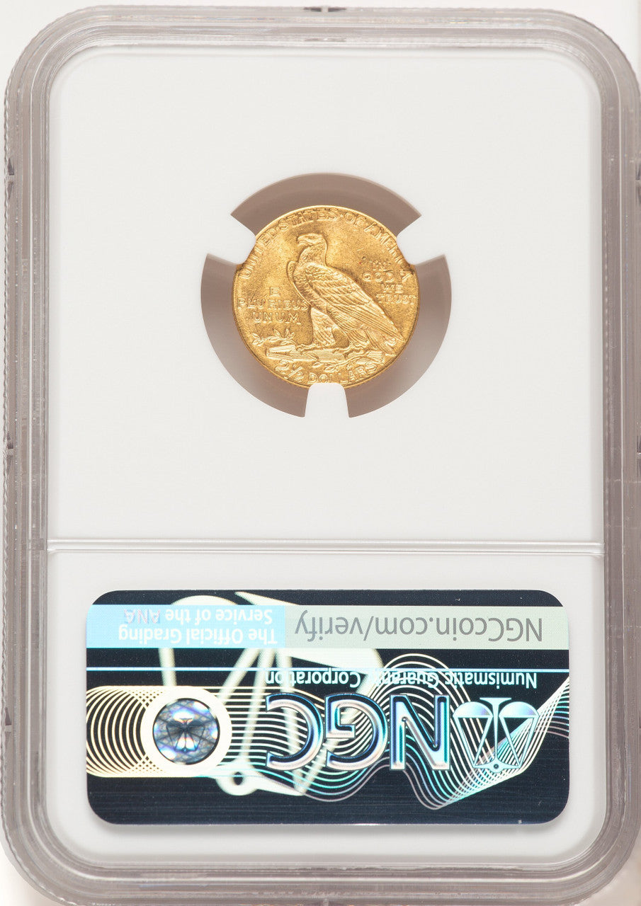 1911 $2.50 Indian Quarter Eagle NGC MS64+ (774844003)