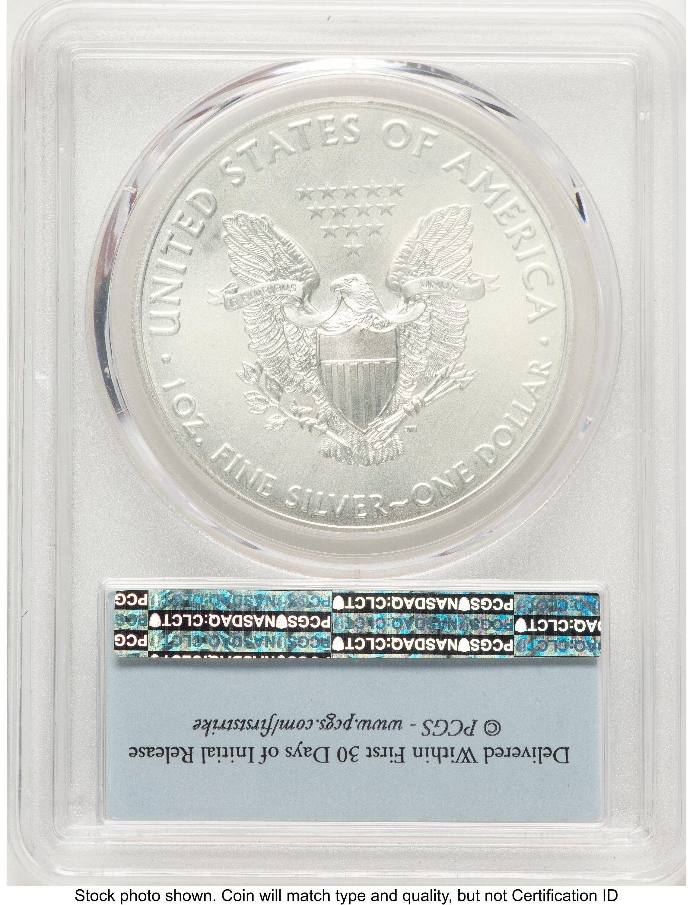 2017 Silver Eagle FS Flag PCGS MS70
