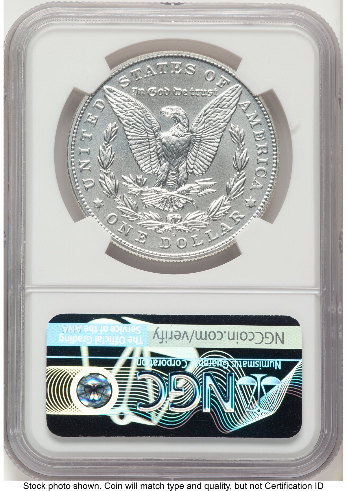 2021-D Morgan Dollar AR Morgan Label NGC MS70